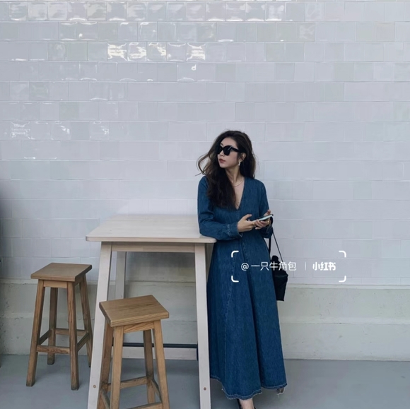 NWT Zara Long Denim Dress - 5216/052 - Picture 12 of 16